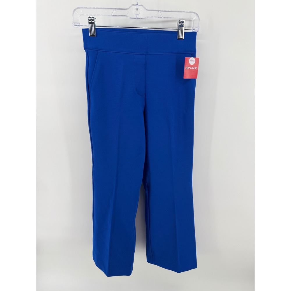 Spanx The Perfect Pant Kick Flare Cerulean Blue XS Petite 20386Q NWT